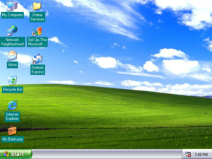 Windows 95 as Windows XP 2
