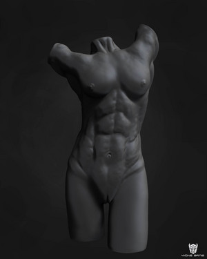 Woman anatomy studies سے طرف کی Yacine BRINIS