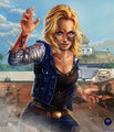 android  18 the bloody cartoon tournament - dragon-ball-z photo