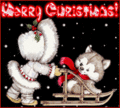 Cute Merry Christmas (animated gif) - thecountess fan art