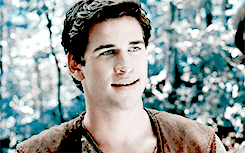 Gale looking at Katniss