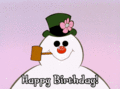 Happy Birthday Frosty (animated gif) - thecountess fan art