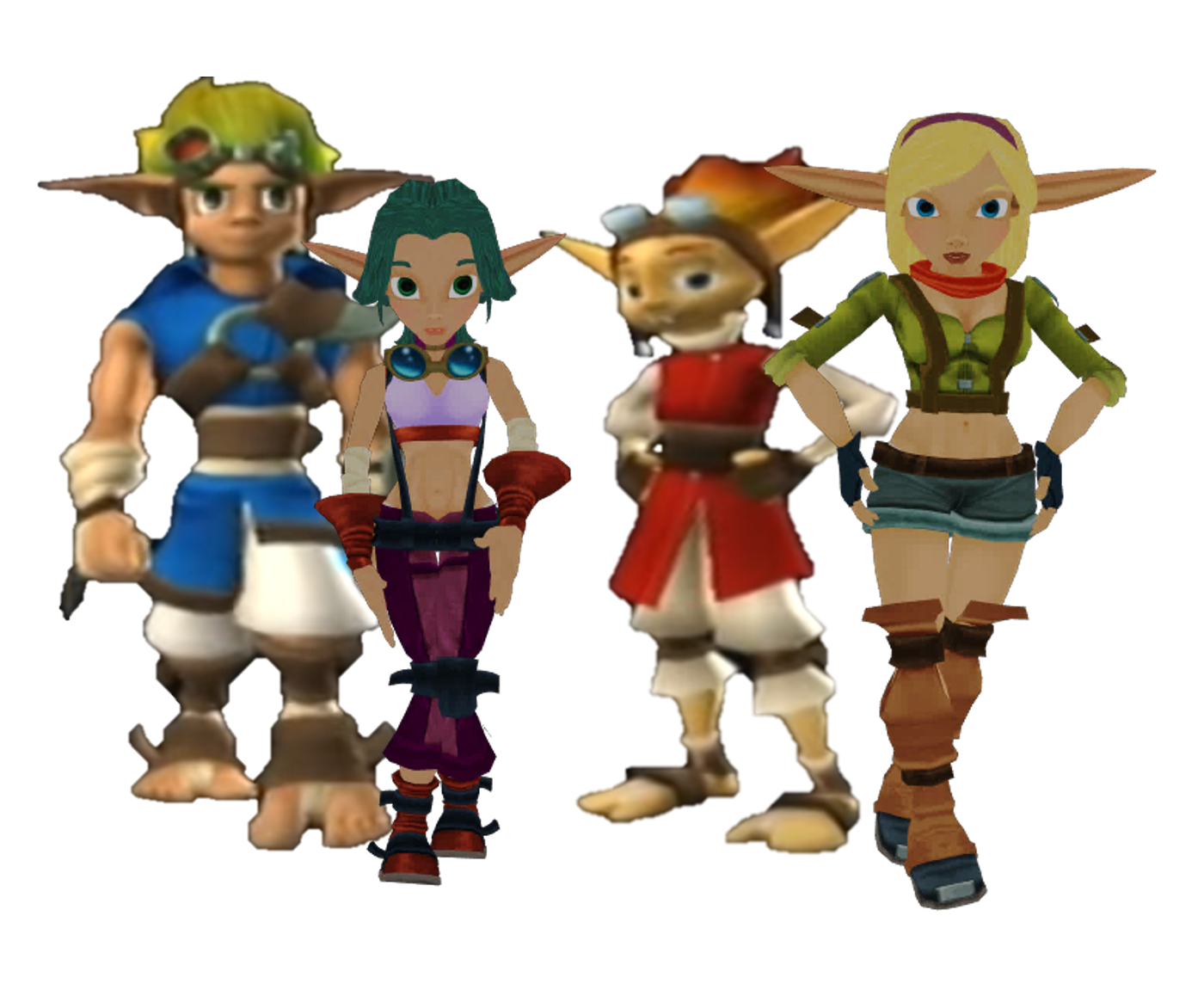 Photo of Jak x Keira Hagai and Daxter x Tess Together for fans of Jak and.....