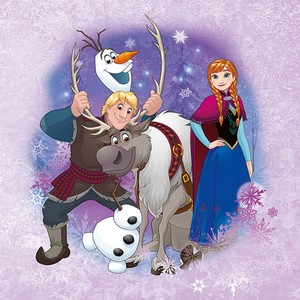  Kristoff, Olaf, Sven, and Anna