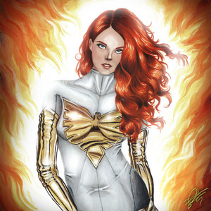  Marvel heroes White Phoenix oleh davidgozu