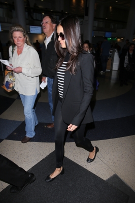  Nina Dobrev Spotted at LAX Airport