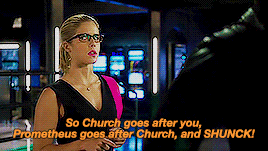 Oliver Queen being utterly confused by Felicity Smoak