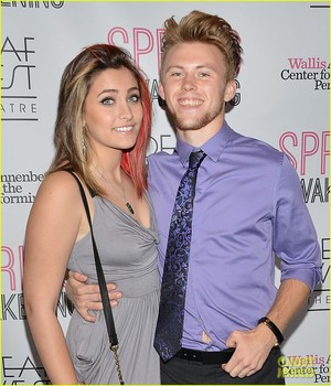  Paris Jackson Red Carpet Appearance With Chester Castellaw