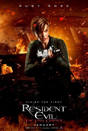  Resident Evil: The Final Chapter - Character Poster - Abigail