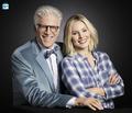The Good Place Portraits - Kristen Bell and Ted Danson - kristen-bell photo