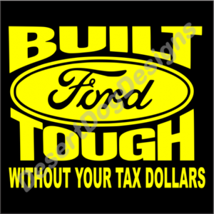 built ford tough decal yell 500x500
