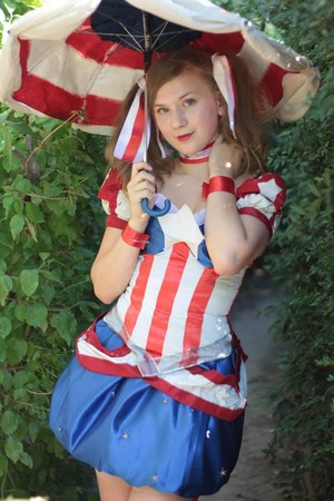  captain america lolita style Von tanya faery d5ecss0