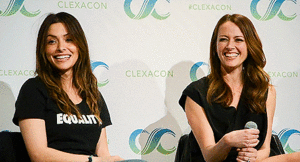  Amy and Sarah at ClexaCon 2017