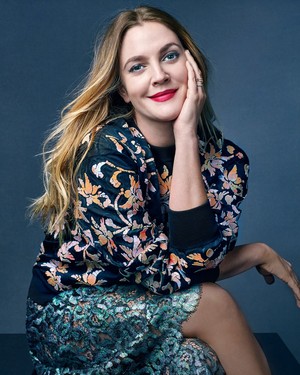  Drew Barrymore Photoshoot for Marie Claire Magazine 2016