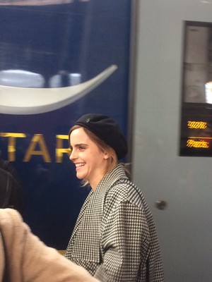 Emma Watson arrived in Paris to promote 'Beauty and the Beast' [February 19, 2017] 