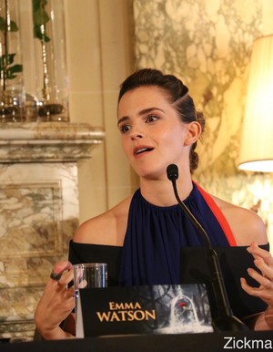 Emma Watson at the 'Beauty and the Beast' Paris press conference [February 20, 2017]