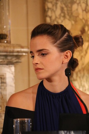 Emma Watson at the 'Beauty and the Beast' Paris press conference