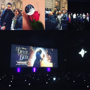  Emma Watson at the Paris Premiere of 'Beauty and the Beast'
