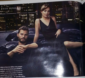  Jamie and Dakota Elle Greece photoshoot promoting Fifty Shades Darker