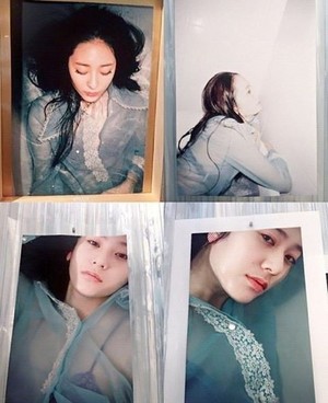  Krystal takes a bath in تصاویر for her art collaboration exhibit