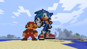  Minecrat Mario And Sonic