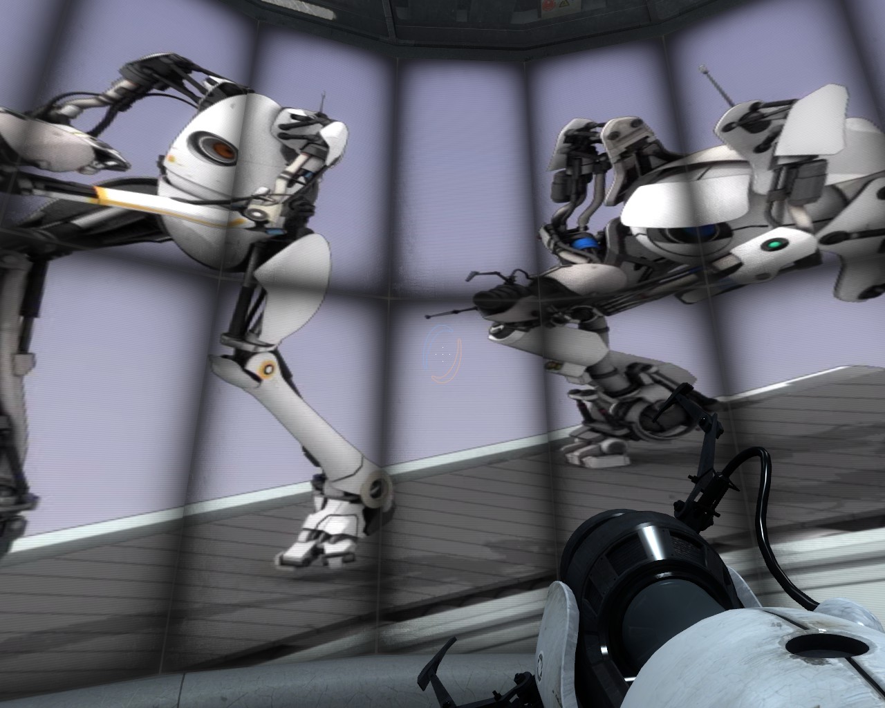 Portal 2 уровень с роботами фото 69