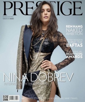 Nina Dobrev Covers Prestige Magazine - Honk Hong (February)