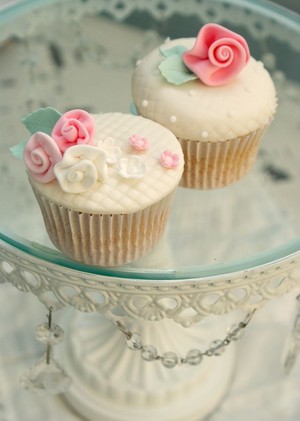  گلابی Cupcakes