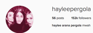  Kendall Jenner, Haylee Pergola and Hailey Baldwin via Haylee Pergolas Instagram