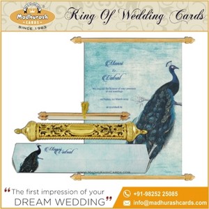  Scroll wedding cards