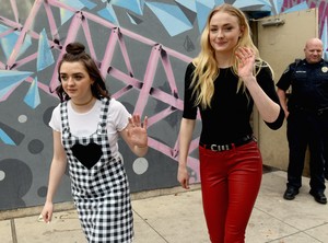  Sophie Turner and Maisie Williams at SXSW 2017