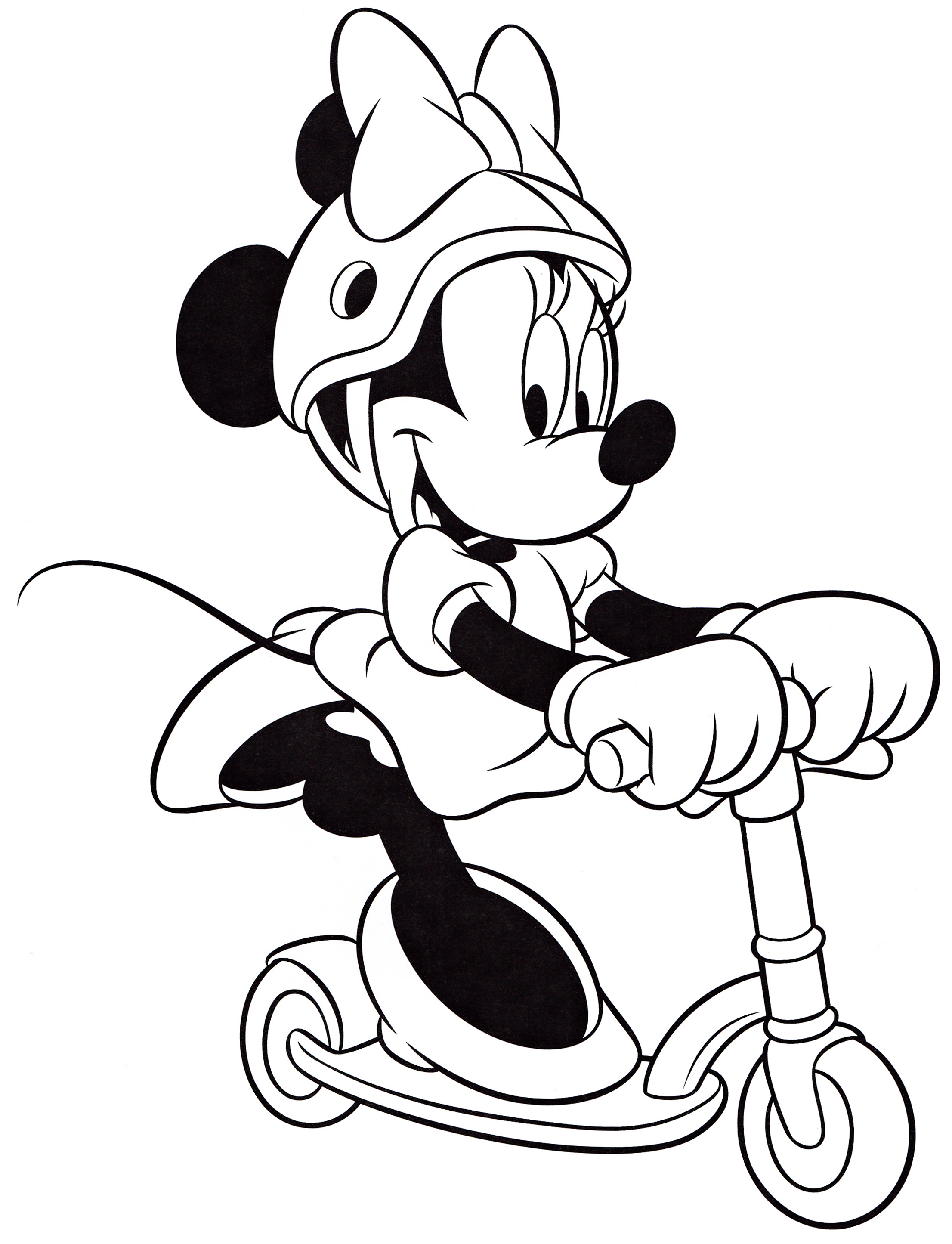 Walt Disney Coloring Pages – Minnie Mouse - Walt Disney Characters