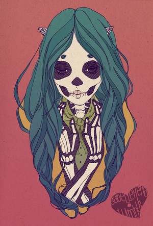  skeleton girl