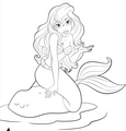 Ariel sitting pose - disney-princess photo