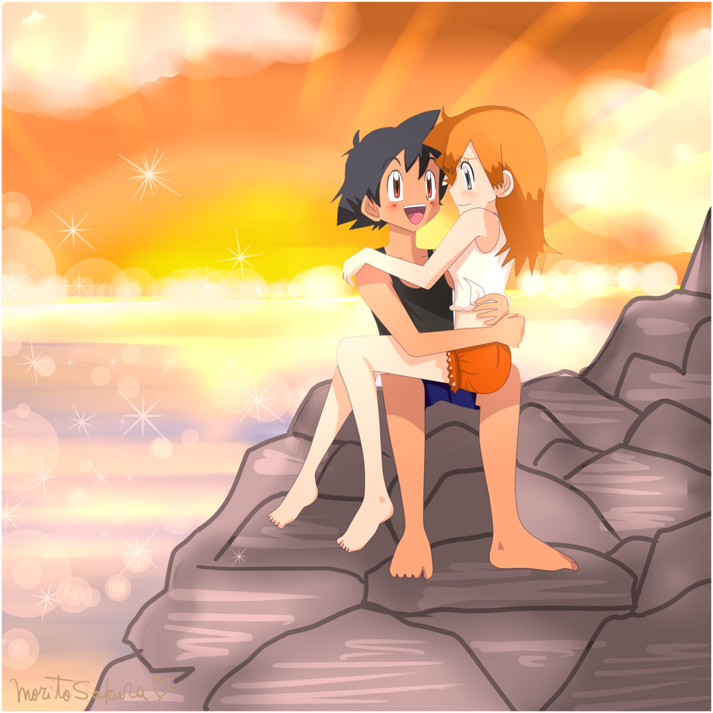 Fan Art of Ash and Misty for fans of misty and ash. 