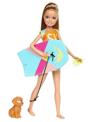  Barbie lumba-lumba, ikan lumba-lumba Magic Stacie Doll