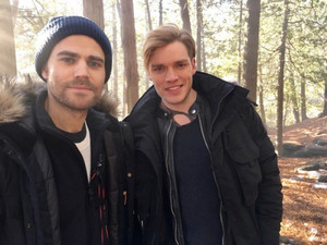 Dominic  and Paul Wesley