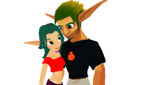 Jak and Keira Hagai in Casual Outfits MMD