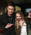 Jensen and Kathryn Newton - supernatural photo