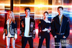  KARD release group teaser images for their 3rd project 'Rumor'