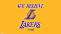 los-angeles-lakers - Los Angeles Lakers - We Believe wallpaper