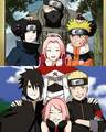 Team 7 - Then and Now - naruto photo