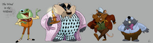 The Wind in the Willows - Character Drawings