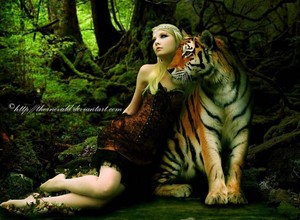  Tiger And Girl