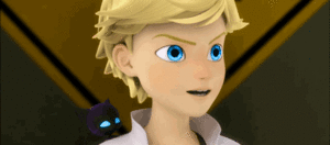 Adrien/Chat Noir  with Blue Eyes