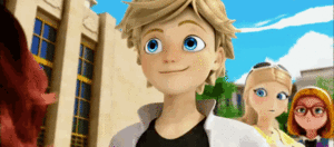 Adrien/Chat Noir  with Blue Eyes