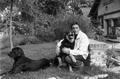 Alain and his dogs : A beautiful love story - alain-delon photo