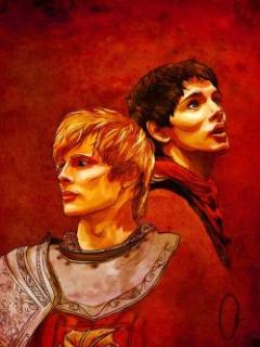  Arthur & Merlin-Drawn Together