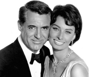  Cary Grant and Sophia Loren