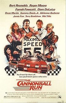  Movie Poster 1981 Film, Cannonball Run